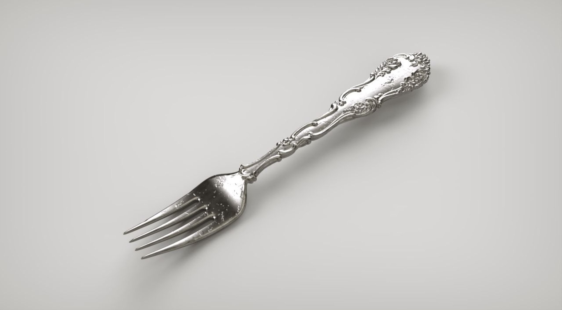 Antic Fork 3d Model
