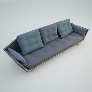 Blue Craft Sofa