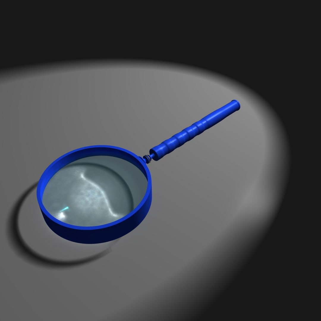 Free Magnifying Glass 3d Model