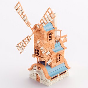 3D Stylized Windmill 01