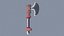 3D Stylized Axe Icon model