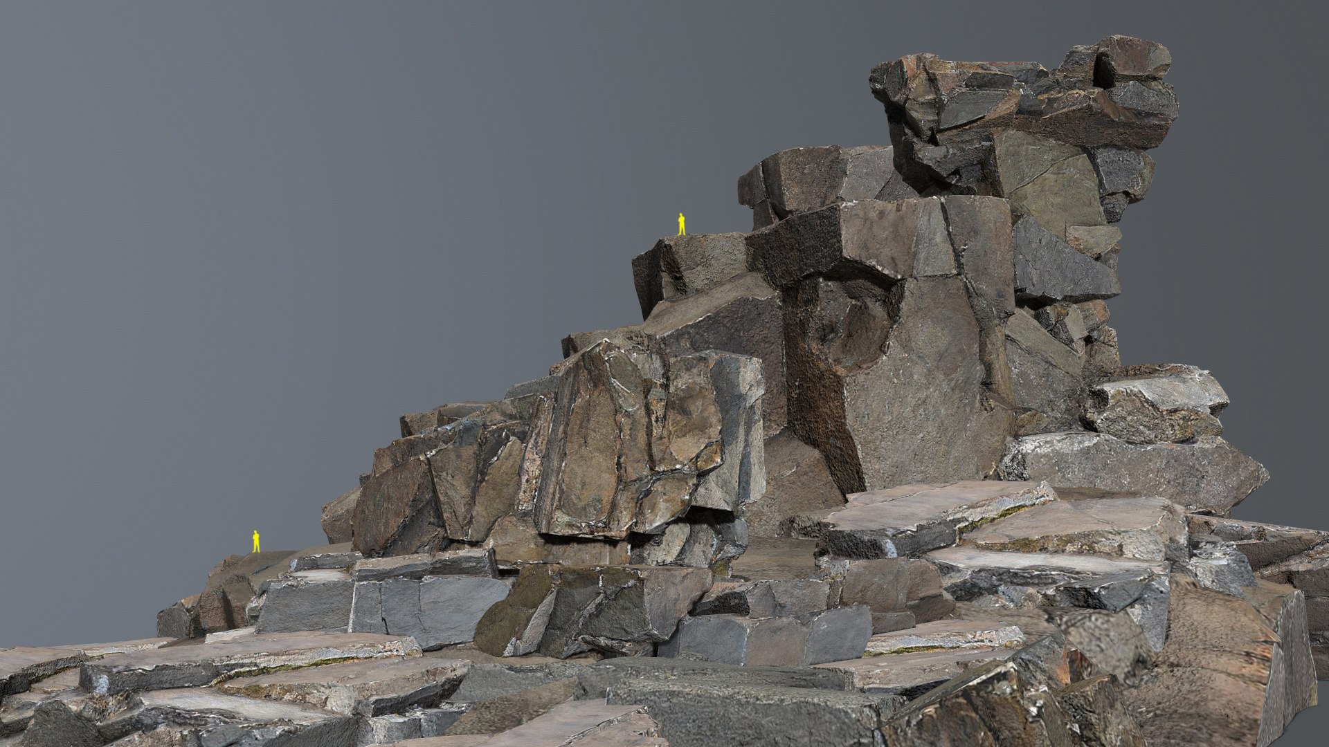Cliff rocks 3D - TurboSquid 2176944