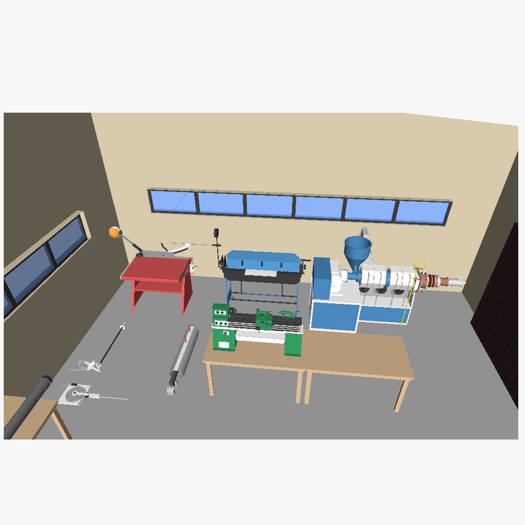 Second Half Factory 3d Model