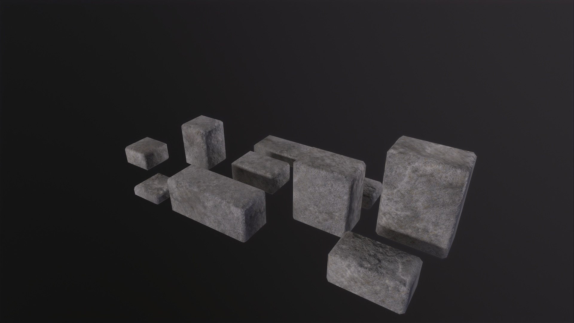 Stone Bricks 3D Model - TurboSquid 2117964