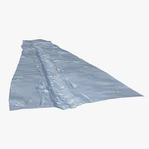 scan snowy path 3d max