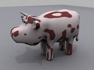 3ds max cow animals
