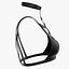 Reggiseno con imbracatura in pelle