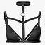 Reggiseno con imbracatura in pelle