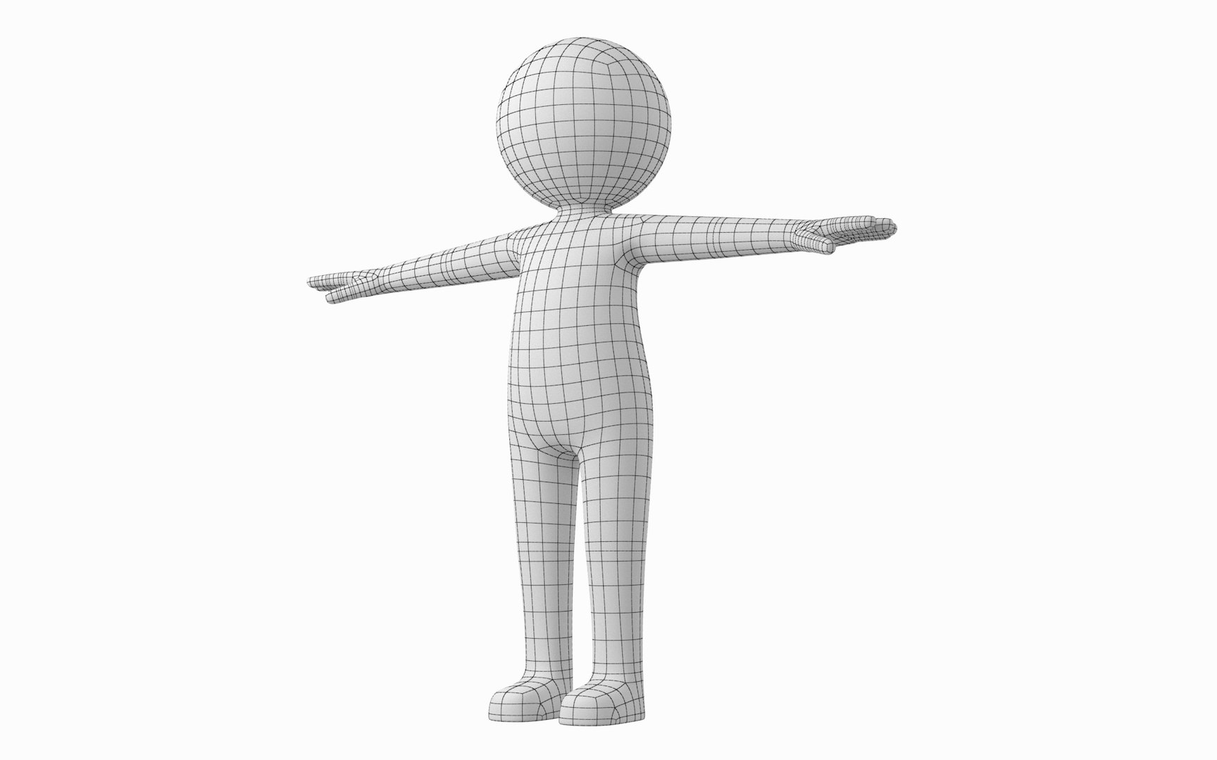 Adult Stylized Stickman In T-Pose 3D Model - TurboSquid 2070722