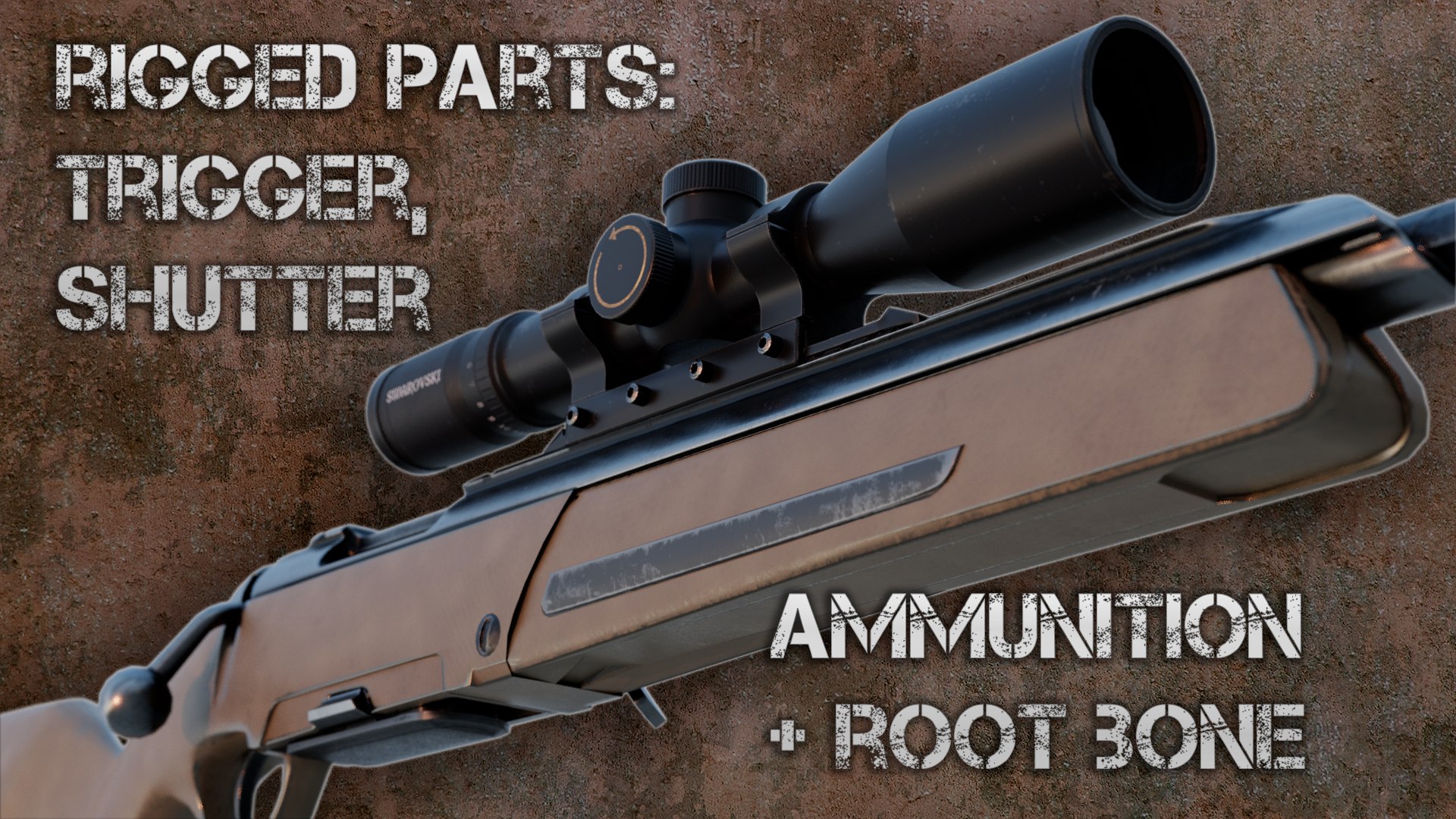 Steyr Scout Sniper Rifle 3D - TurboSquid 2206350