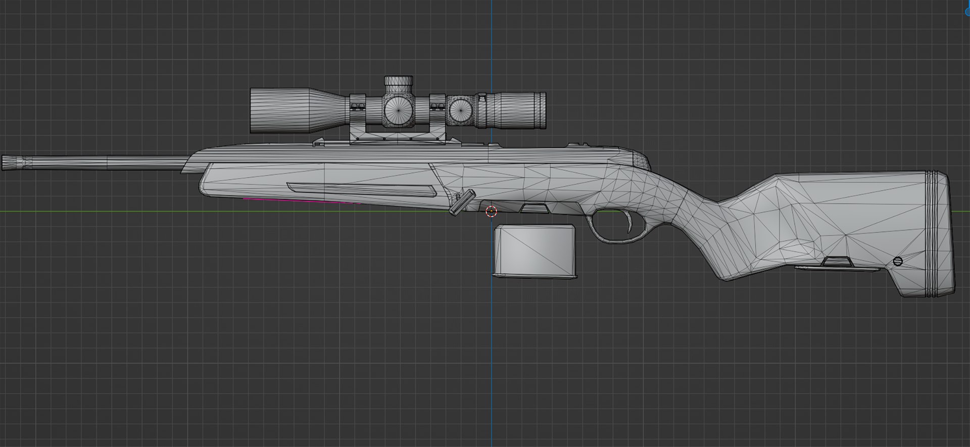 Steyr Scout Sniper Rifle 3D - TurboSquid 2206350