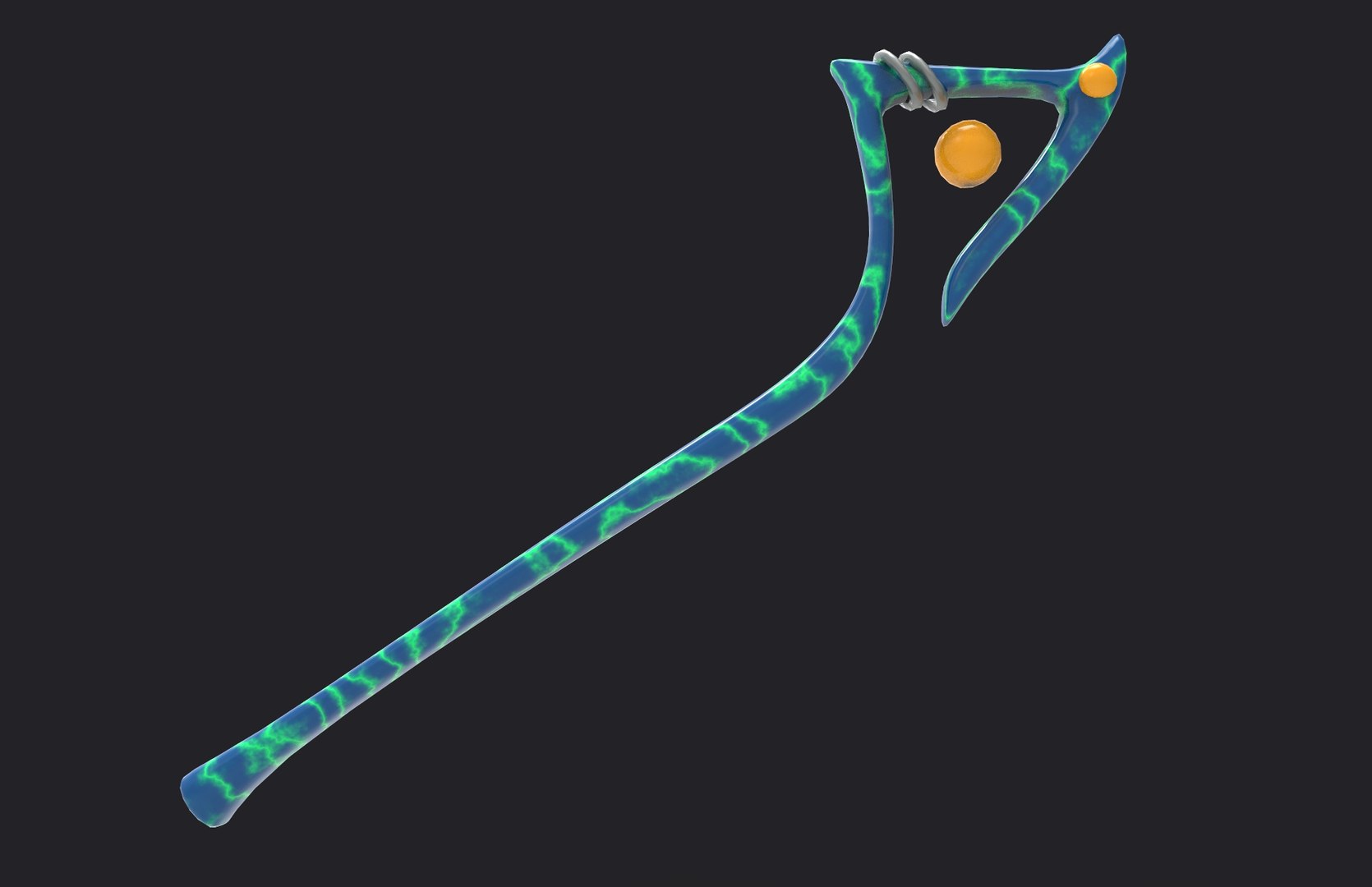 3D Wizard Staff 2 - TurboSquid 2015507