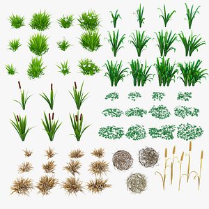 Cartoon Grass Big Collection