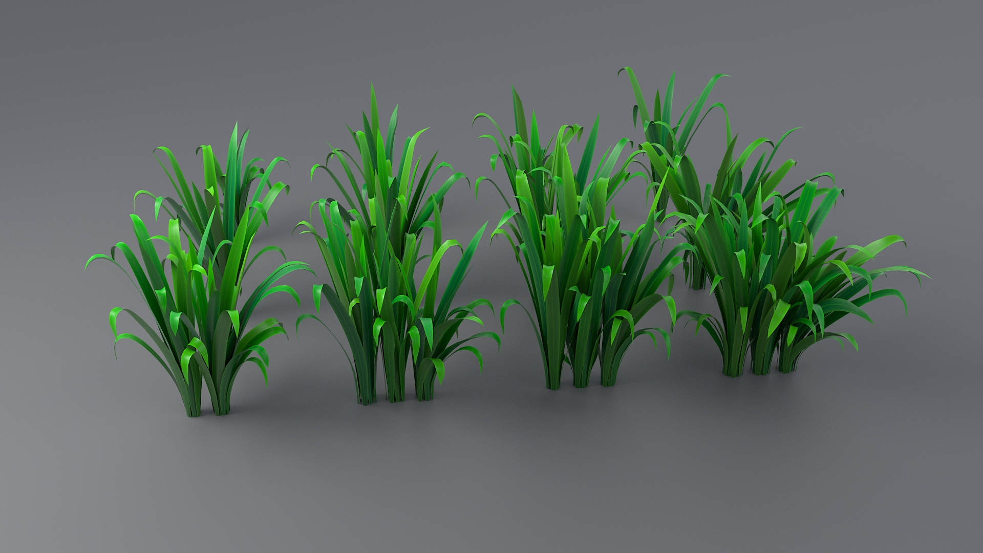 3D Model Cartoon Grass Big Collection - TurboSquid 2148487