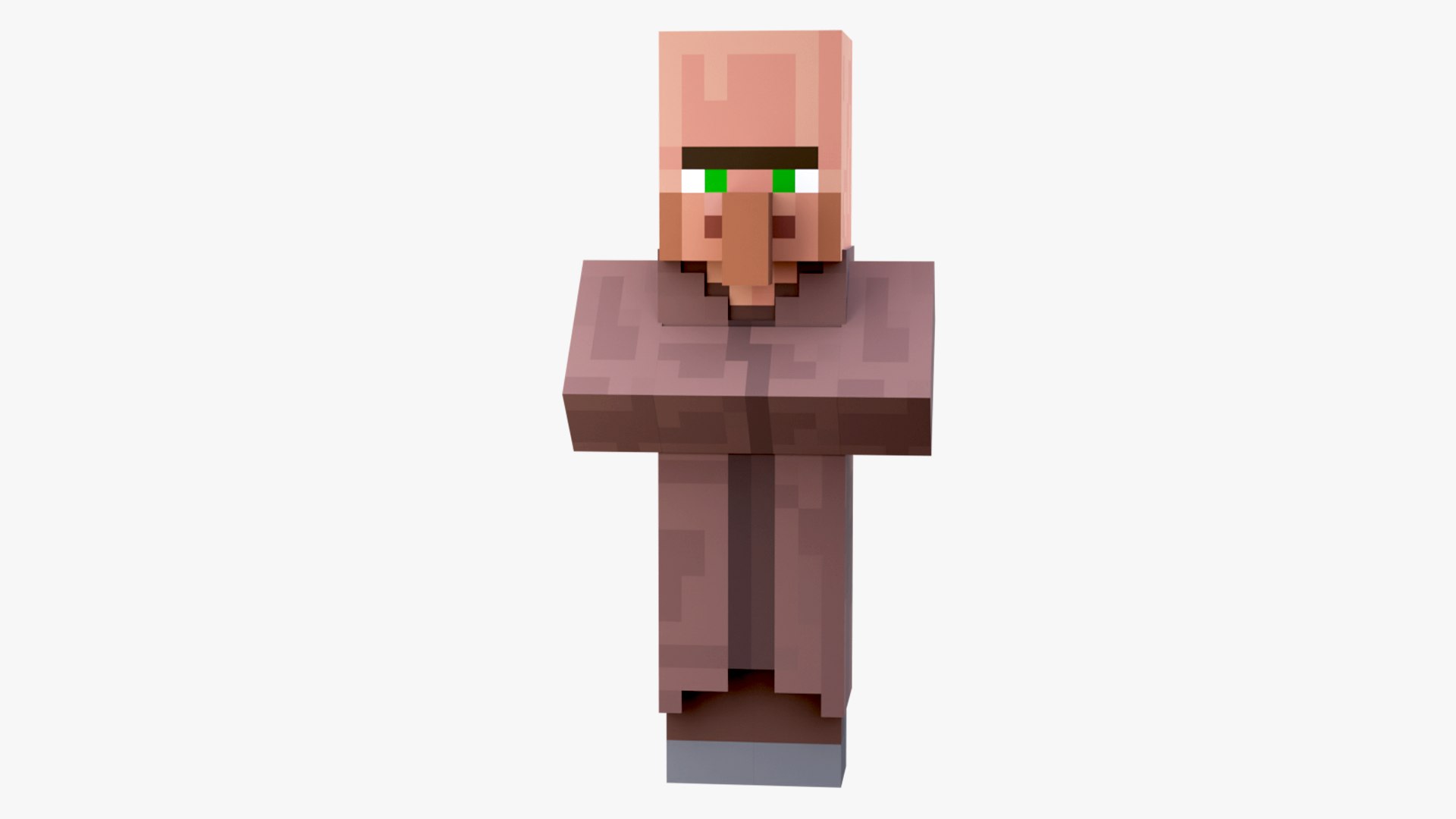 Minecraft Villager Rigged 3D Model Game Ready 4K PBR 3D model https://p.turbosquid.com/ts-thumb/vk/ZKFSmN/pC/villager4/png/1785743711/1920x1080/fit_q87/96335f7d01ac83ec2a71363ae60155b3a4ec0c1b/villager4.jpg