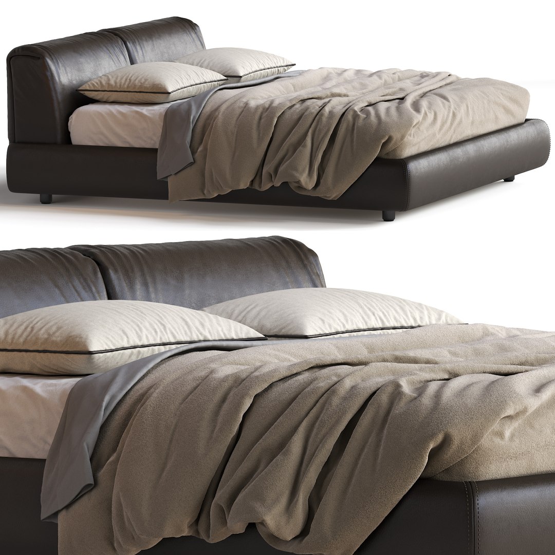 Poliform Bed Bolton 3D Model - TurboSquid 1565377