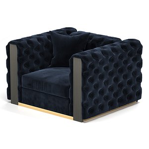 3D Jean armchair
