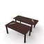 Chair SYLWEK1ECO & Table ERNEST dining set Halmar