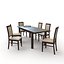 Chair SYLWEK1ECO & Table ERNEST dining set Halmar