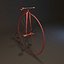 penny farthing bicycle 3d max