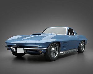 3D 1966 Chevrolet Corvette