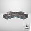 Corridoio fantascientifico 01 Tutte le texture PBR Unity UE