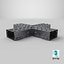 Corridoio fantascientifico 01 Tutte le texture PBR Unity UE