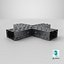 Corridoio fantascientifico 01 Tutte le texture PBR Unity UE