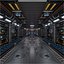 Corridoio fantascientifico 01 Tutte le texture PBR Unity UE