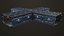 Corridoio fantascientifico 01 Tutte le texture PBR Unity UE