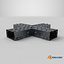 Corridoio fantascientifico 01 Tutte le texture PBR Unity UE