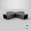 Corridoio fantascientifico 01 Tutte le texture PBR Unity UE