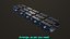 Corridoio fantascientifico 01 Tutte le texture PBR Unity UE