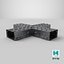 Corridoio fantascientifico 01 Tutte le texture PBR Unity UE