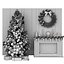 Decorazioni natalizie Albero di Capodanno 3