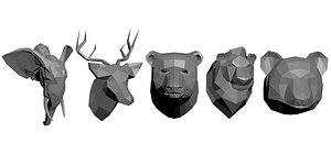 animal models low-poly
