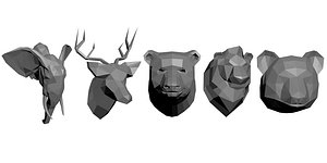 animal models low-poly