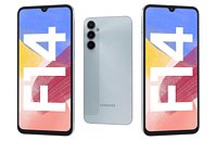 Samsung Galaxy F14 4G Silver Low Poly