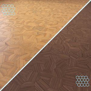 Parquet - Laminate - Wooden floor 2 in 1 model