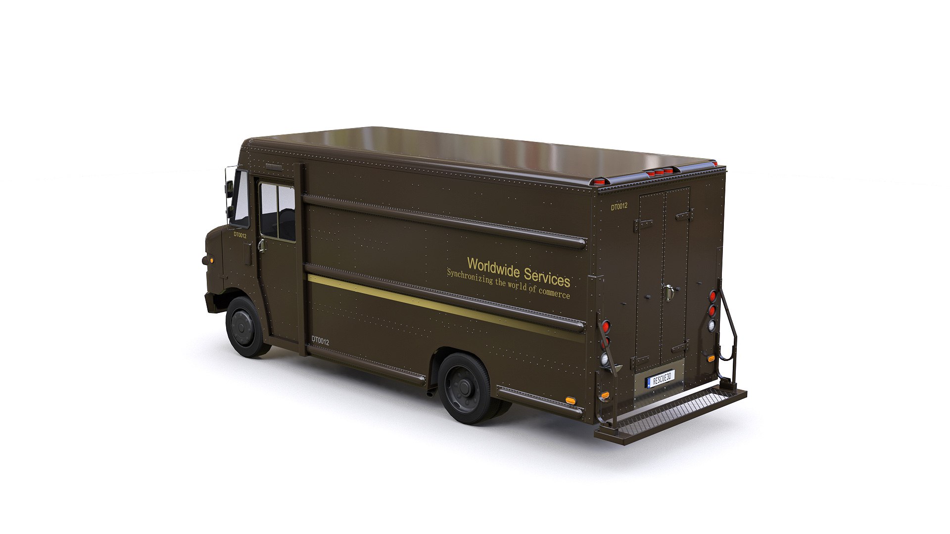 3d delivery truck turbosquid 1998816
