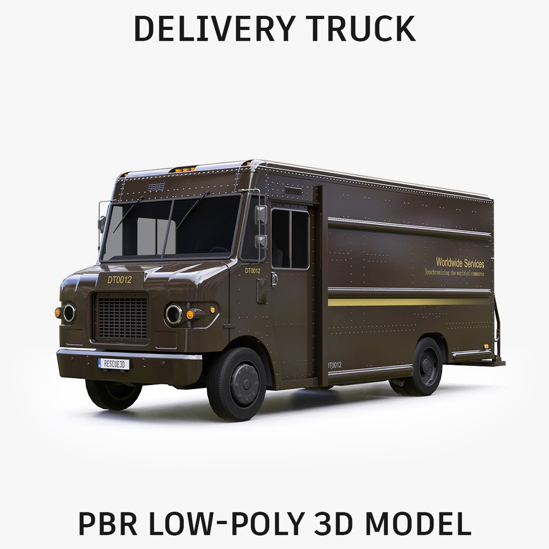 3D Delivery Truck - TurboSquid 1998816