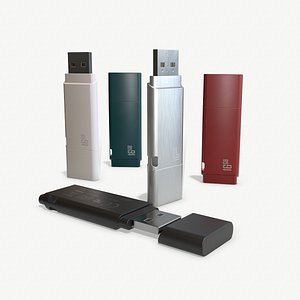 USB Flash Data Traveler - RC - Game Ready Low-poly 3D model
