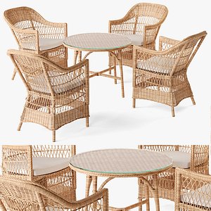 Charlot Exterior Chair and Victoria Cafe Table