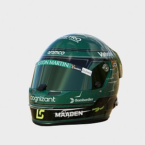 F1 Lance Stroll Helmet 2025