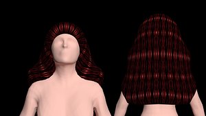 Female hairstyle 3D Model $15 - .unknown .3ds .fbx .obj .stl .max - Free3D