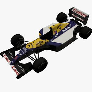 3d model nigel mansells fw14b car
