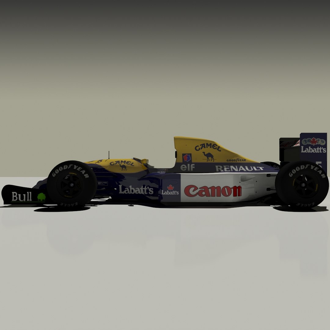 3d Model Nigel Mansells Fw14b Car