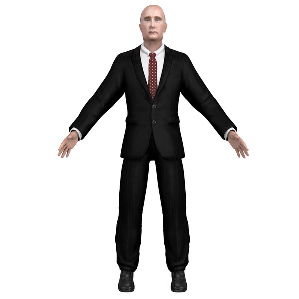 3d model president putin obama