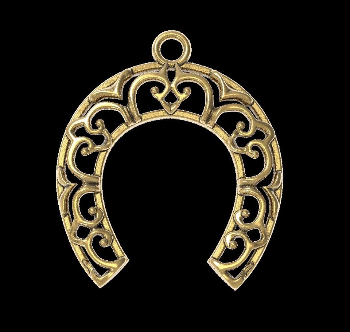 Horseshoe Pendant Model - TurboSquid 1394301