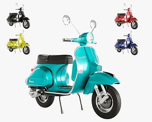3D VESPA PX 125 model